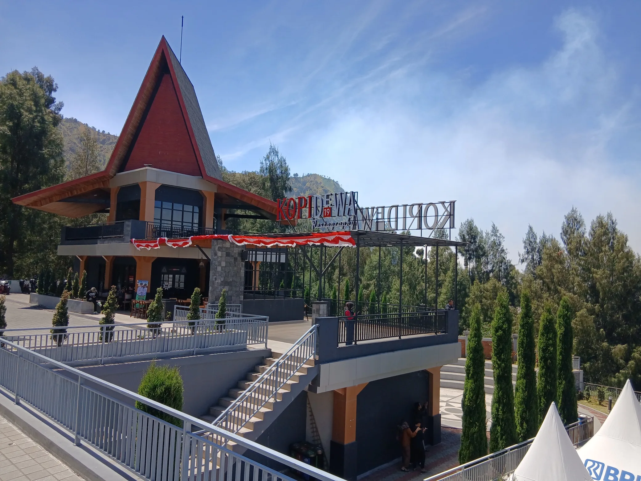 A cafe near Bromo area