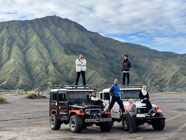 Family Trip in Mount Bromo Indonesia