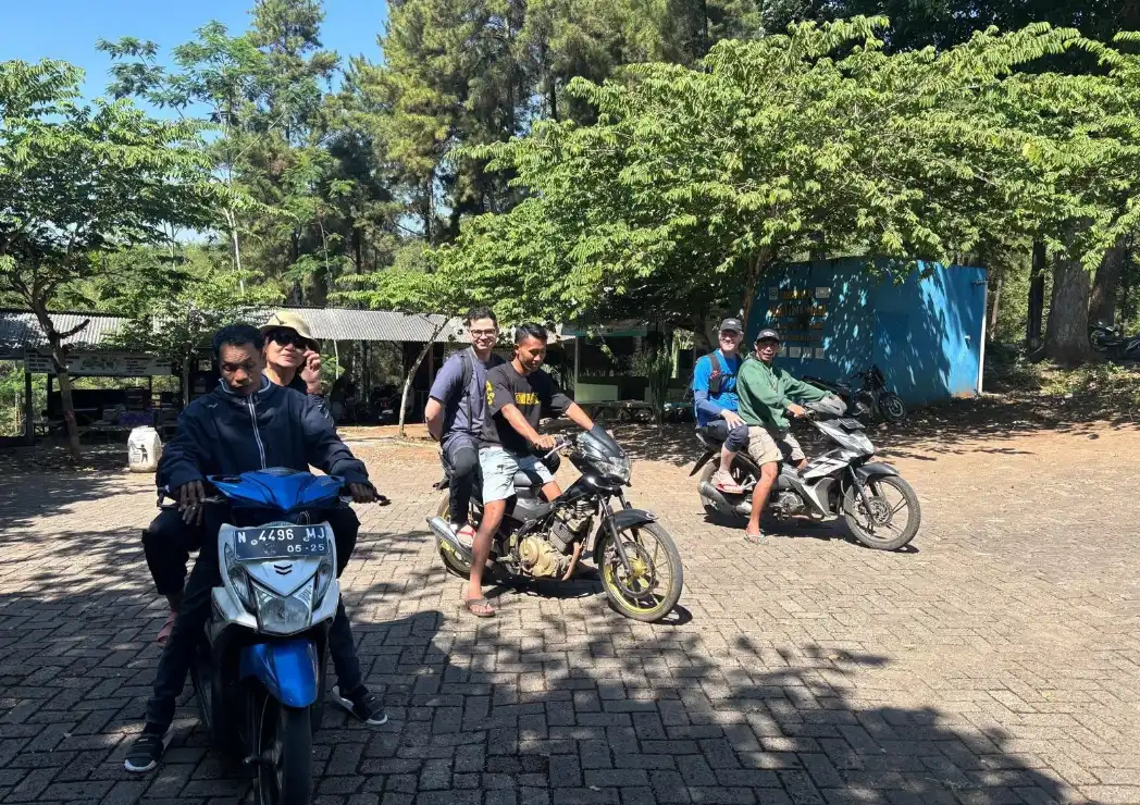 Ojek service at Madakaripura Waterfall