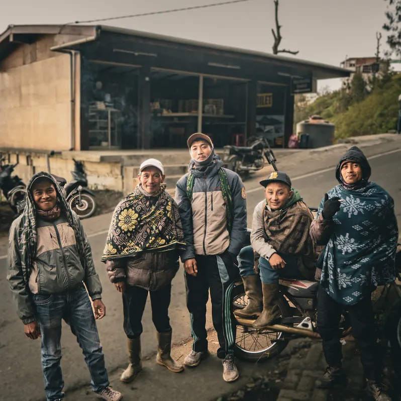 Tenggerese People at Mount Bromo